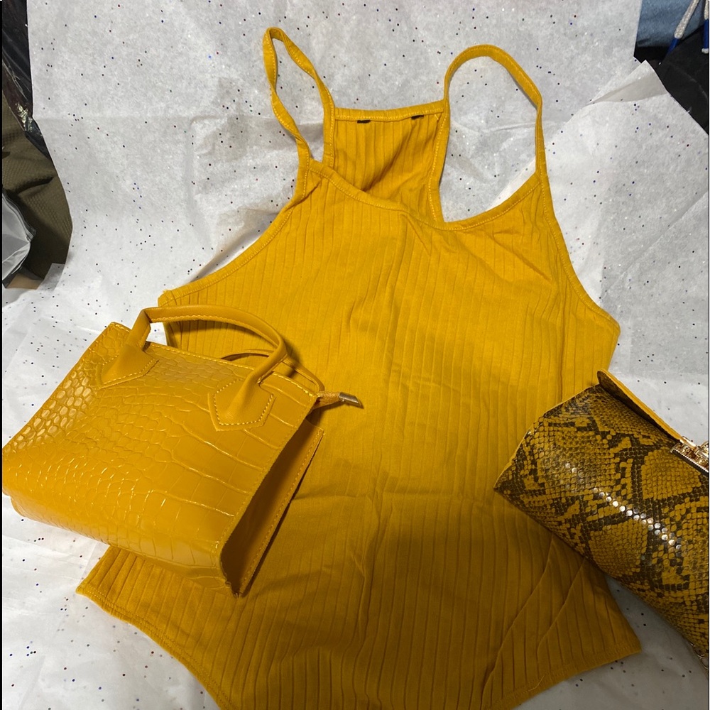 Rust color bodysuit